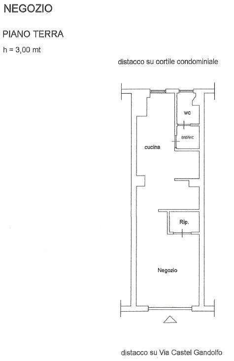 Negozio - Loc.Com. ROMA vendita  COLLI ALBANI Via di Castel Gandolfo IMMOBILI DI PRESTIGIO SRL