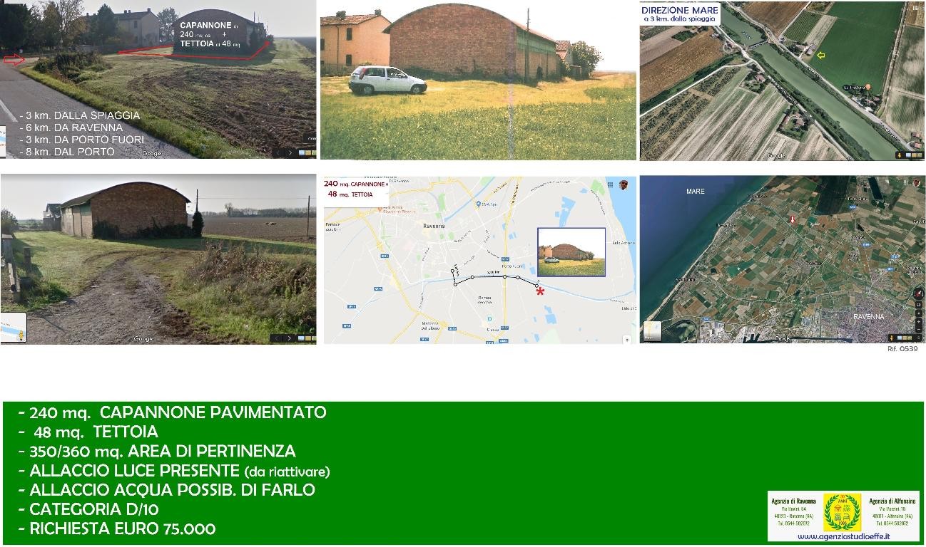 Capannone Commerciale RAVENNA vendita  PONTE NUOVO  STUDIO EFFE di FABBRI PIERLUIGI e C. s.a.s.