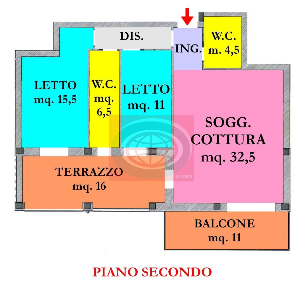  cesena vendita quart:  agenzia-globo-di-garavelli-gianni-&-c.-sas