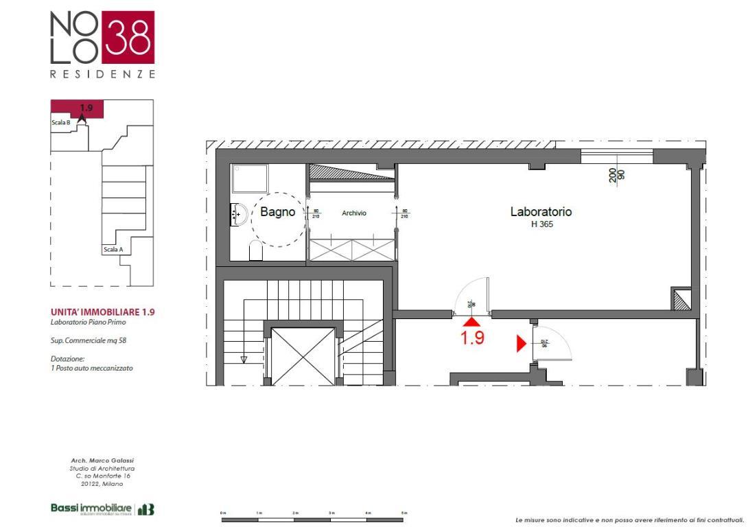Ufficio - Loc.Com. MILANO vendita  LORETO Via Padova Bassi Immobiliare