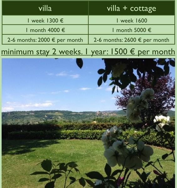 Affittasi prestigiosa villa con piscina a Orvieto (TR)