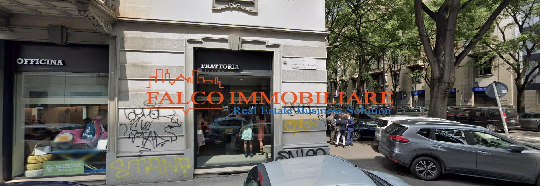 Negozio - Loc.Com. MILANO affitto  LORETO VIALE LOMBARDIA ANG VIA LOMONACO FALCO IMMOBILIARE SRL