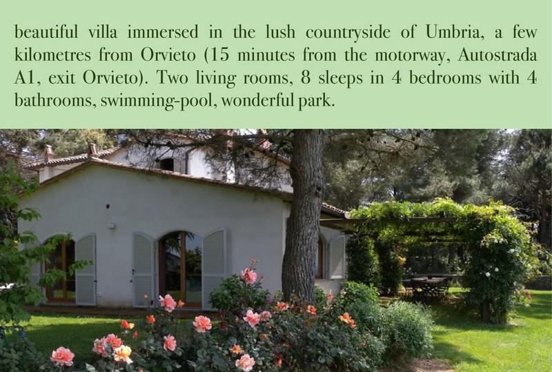 Affittasi prestigiosa villa con piscina a Orvieto (TR)