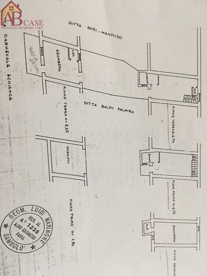 Villa Semi Indipendente GAMBOLÒ vendita   Via Mazzini Acquaotta Basilia Maria