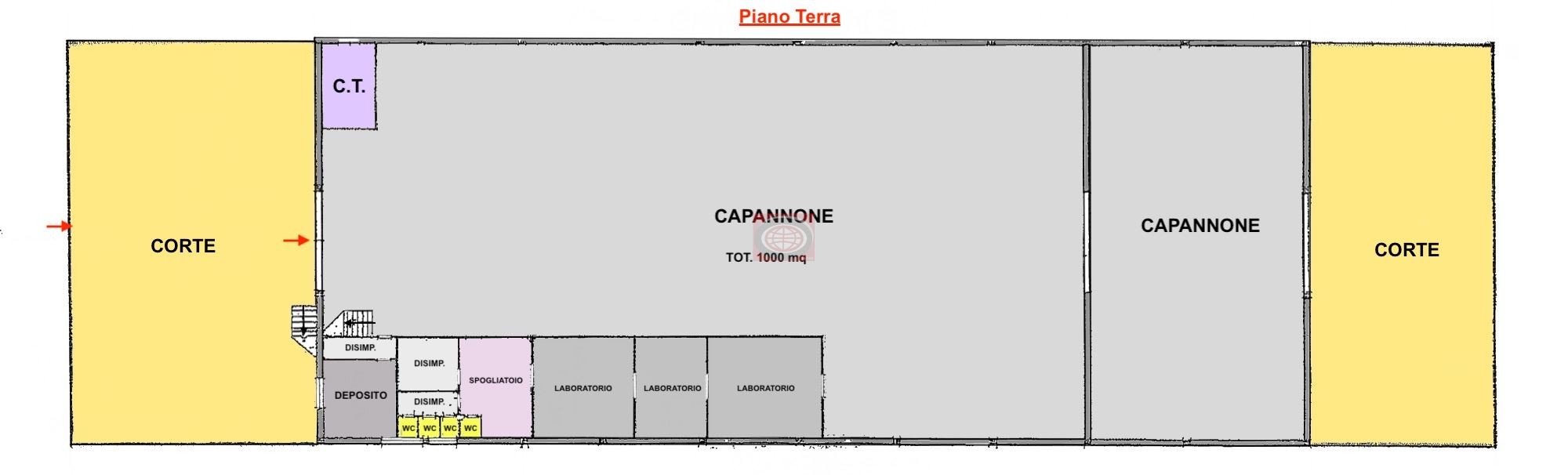 Capannone in Affitto